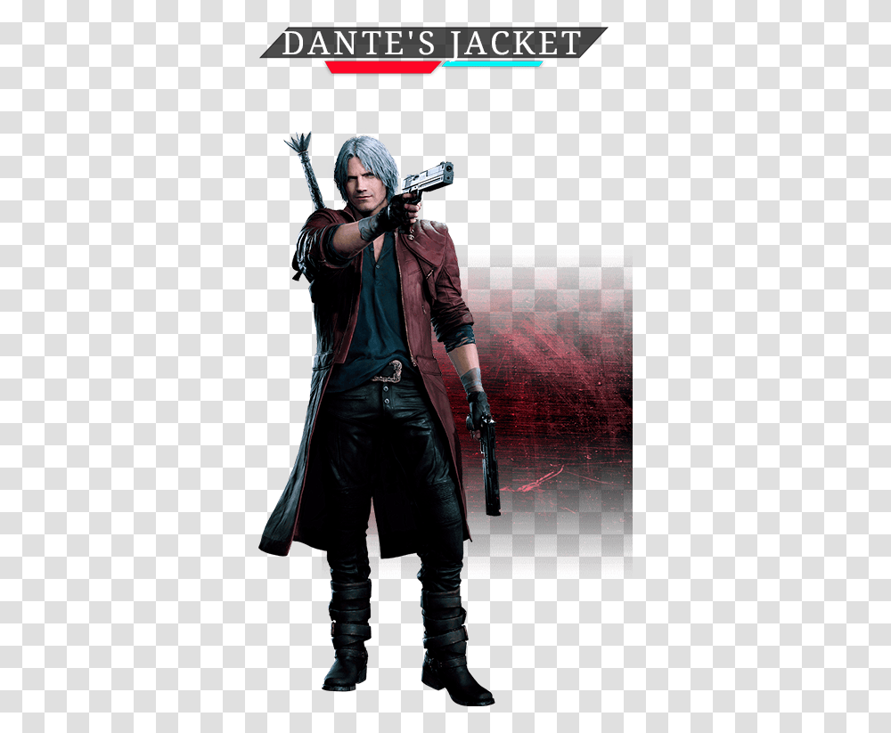 Dante Devil May Cry 5, Person, Weapon, Gun Transparent Png