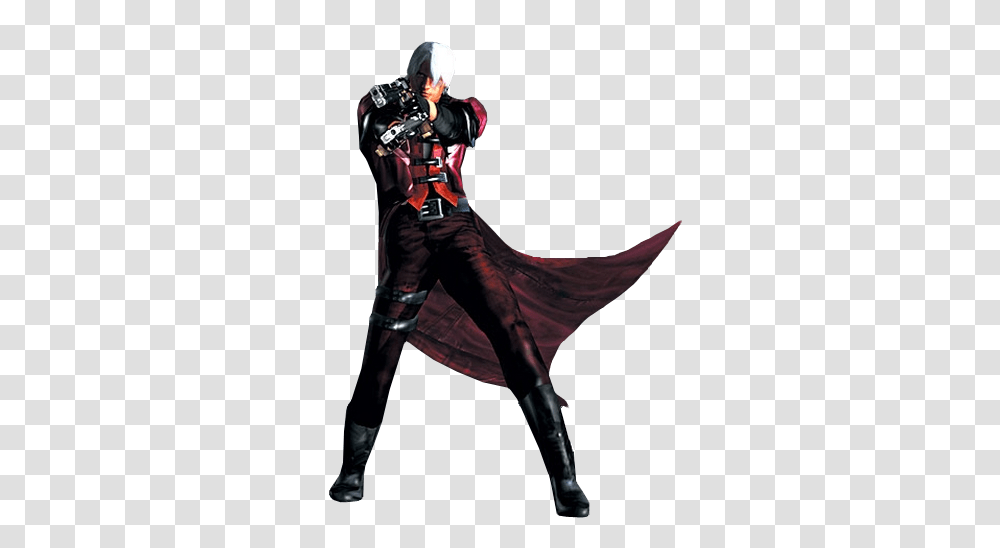 Dante In Devil May Cry Lgbtq Video Game Archive, Costume, Person, Weapon Transparent Png