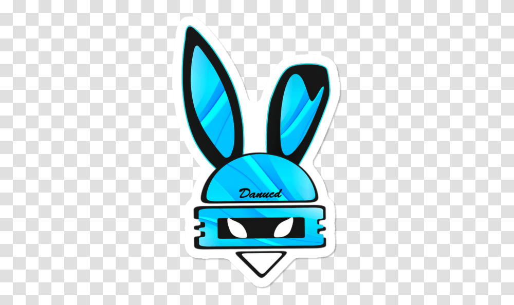 Danucd Bunny Logo Sticker By Design Humans Bunny Logo, Lighting, Trophy, Jay, Animal Transparent Png