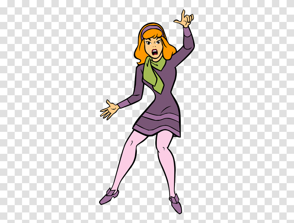 Daphne Scooby Doo Cartoon, Person, Book, Comics Transparent Png