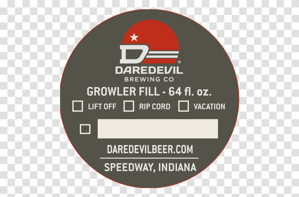 Daredevil Brewing Co Label, Text, Sticker, Poster, Advertisement Transparent Png