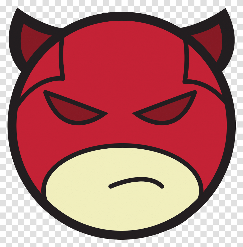 Daredevil Discord Emoji Daredevil Emoji, Label, Text, Angry Birds, Mask Transparent Png