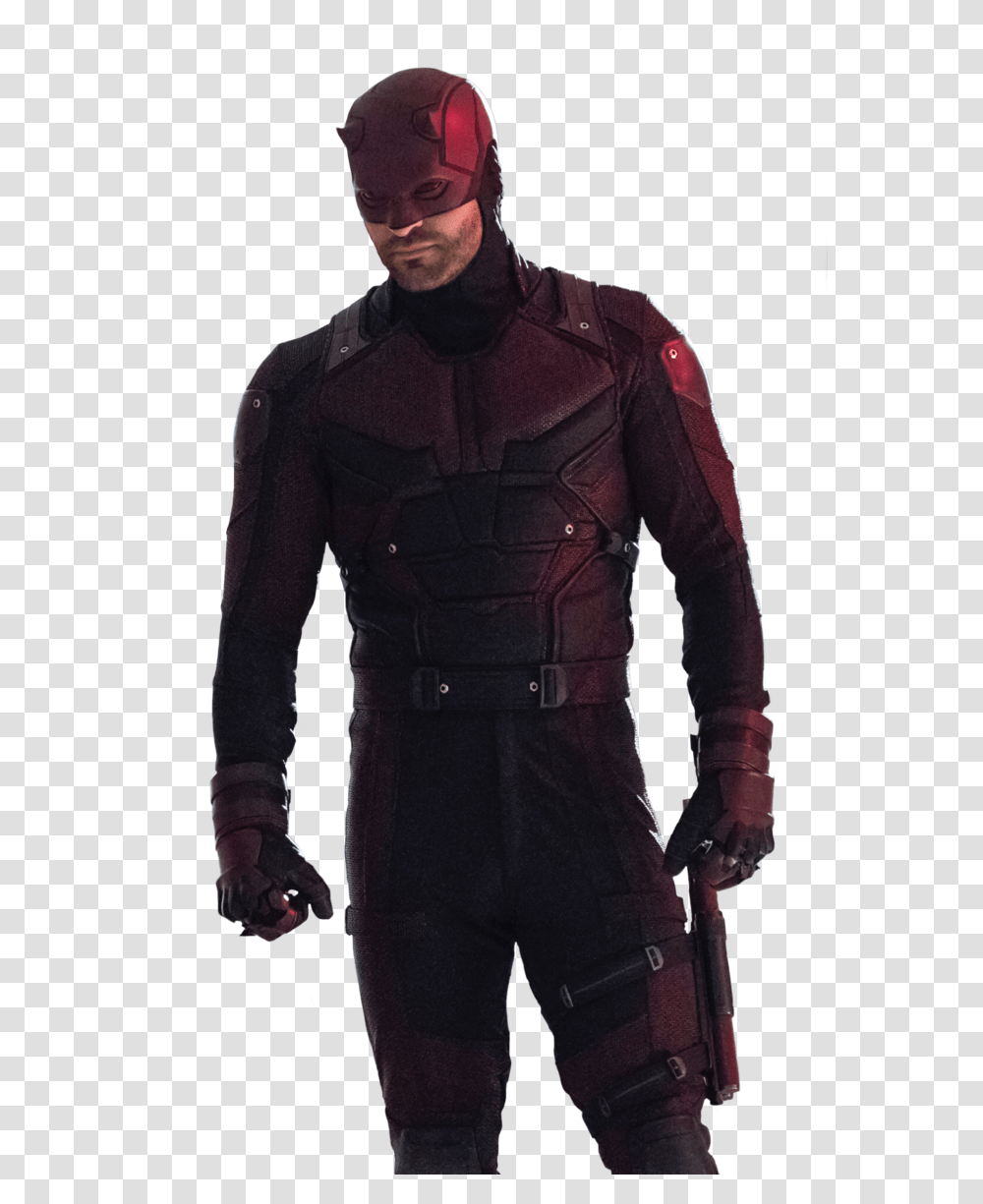 Daredevil Image With Background Daredevil Defenders, Sleeve, Long Sleeve, Overcoat Transparent Png