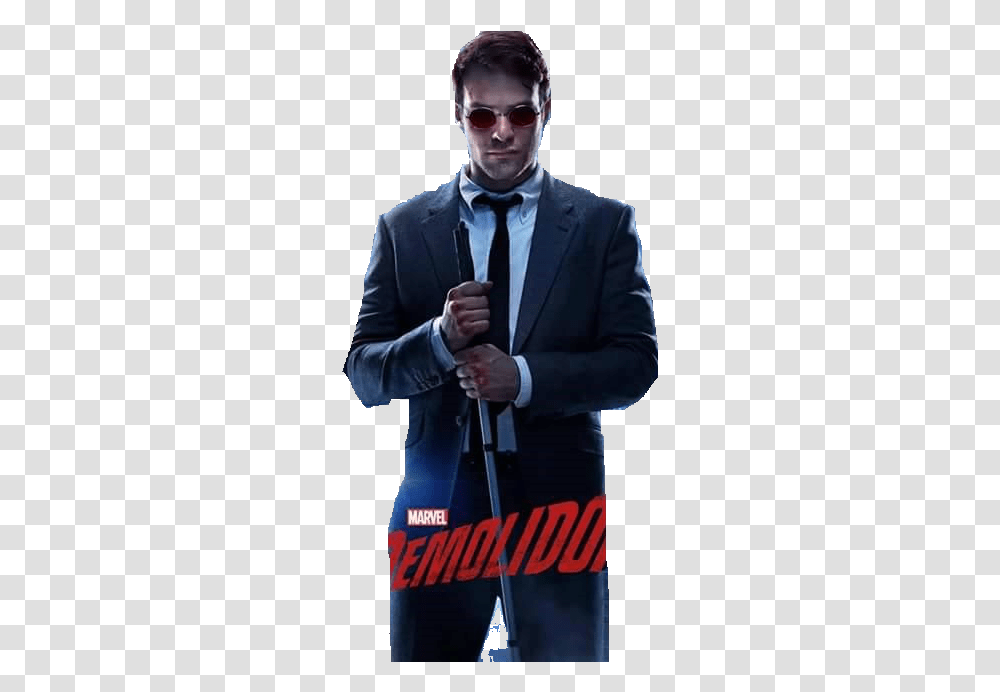 Daredevil Matt Murdock Poster, Person, Tie, Accessories Transparent Png