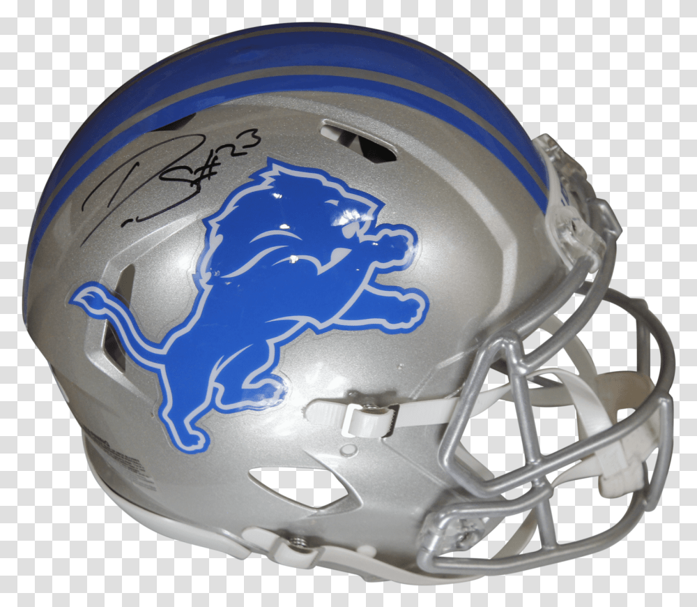 Darius Slay Autographed Lions Speed Proline Helmet Face Mask, Apparel, Crash Helmet, Sport Transparent Png