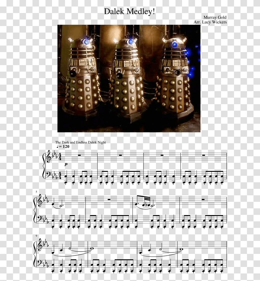 Dark And Endless Dalek Night Sheet Music, Building, Architecture, Temple Transparent Png