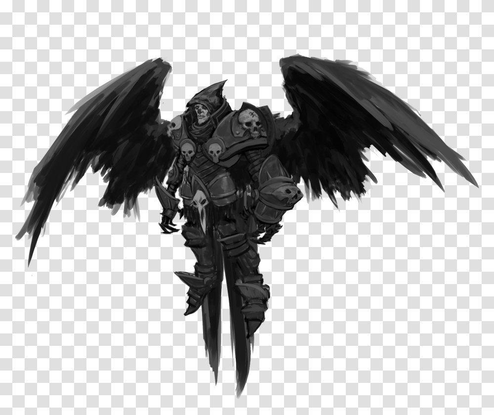 Dark Angel, Bird, Animal, Archangel Transparent Png