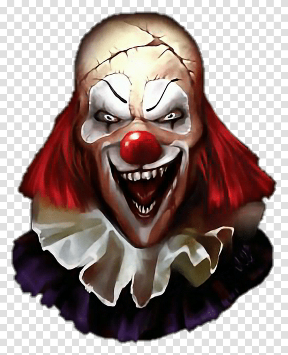Dark Background Evil Clown Transparent Png