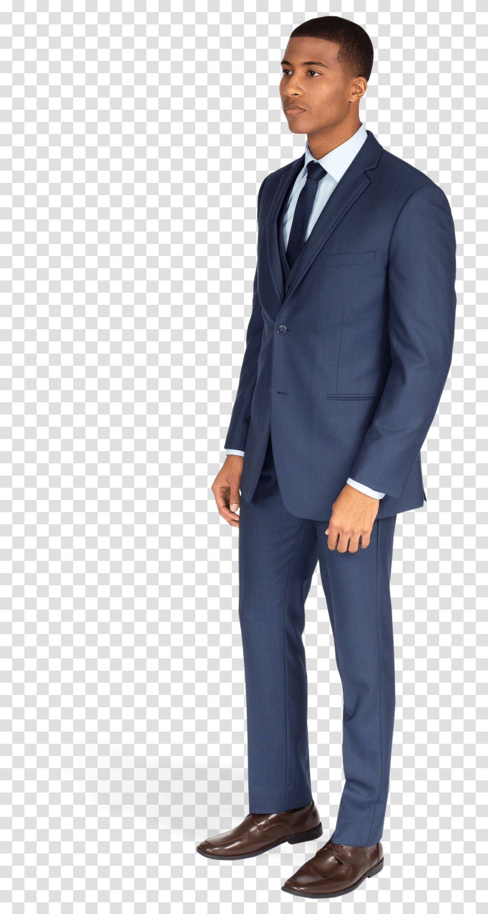 Dark Blue Broadway Suit By Ike Behar Online Suit Rental Tuxedo, Overcoat, Person, Man Transparent Png