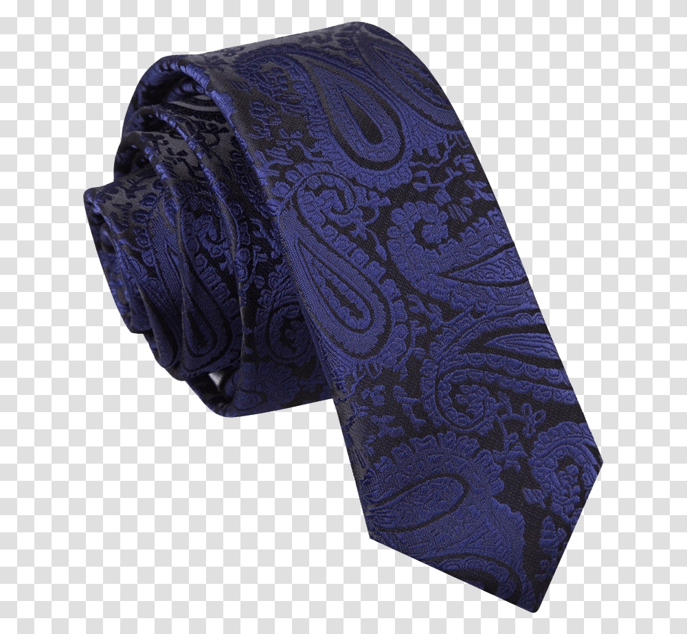 Dark Blue Paisley Tie, Accessories, Accessory, Pattern, Necktie Transparent Png