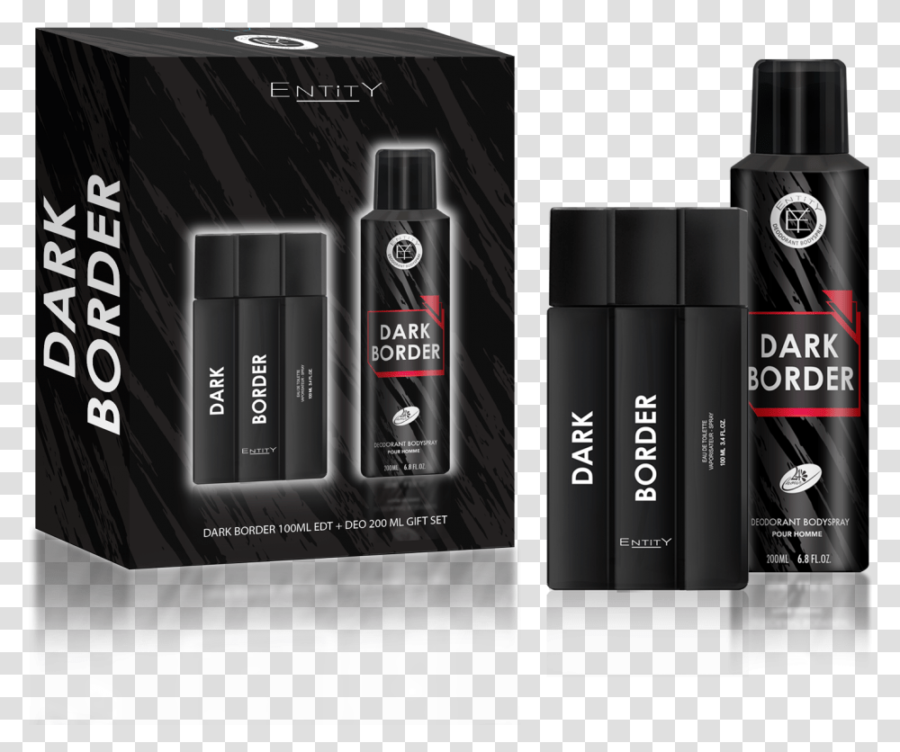 Dark Border Men 100 Ml Gs Pcs Dark Border Perfume, Cosmetics, Bottle, Aftershave Transparent Png