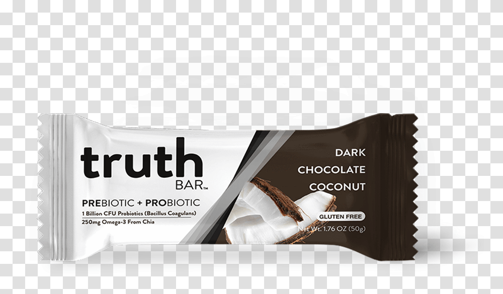 Dark Chocolate Coconut Truth Bar, Poster, Advertisement, Flyer, Paper Transparent Png