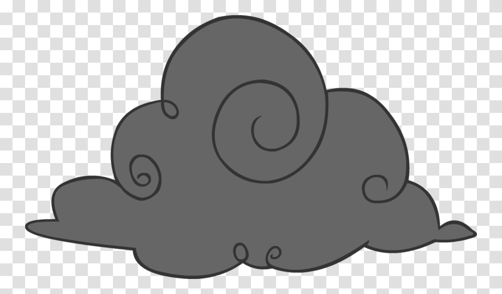 Dark Clouds Clipart, Animal, Invertebrate, Snail, Stencil Transparent Png