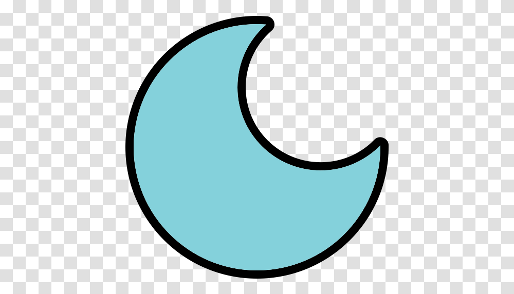 Dark Dim Eclipse Light Moon Night Icon Blue Cresent Moon Cartoon, Astronomy, Outer Space, Outdoors, Nature Transparent Png