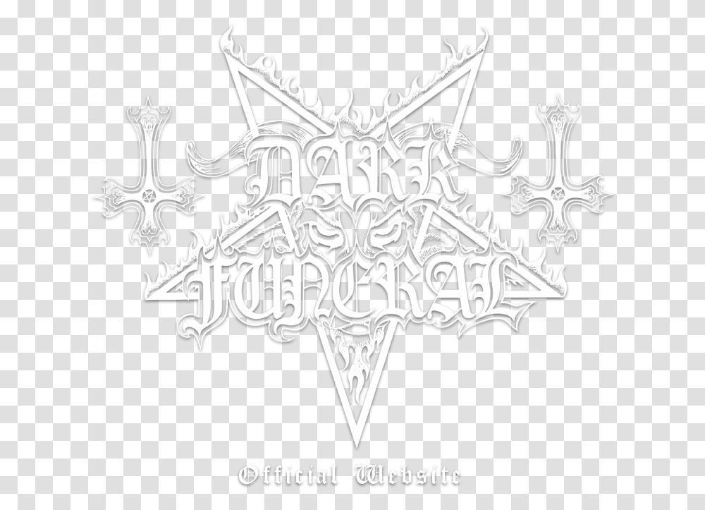 Dark Funeral Official Website Dark Funeral Band Logo, Star Symbol, Poster Transparent Png