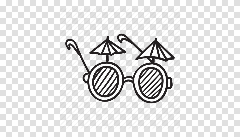 Dark Glasses Eyewear Fun Summer Sunglass Travel Vacation Icon, Goggles, Accessories, Accessory Transparent Png