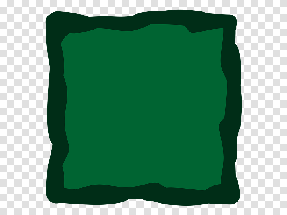 Dark Green Frame Album Square Border Border Frame, Pillow, Cushion, T-Shirt Transparent Png