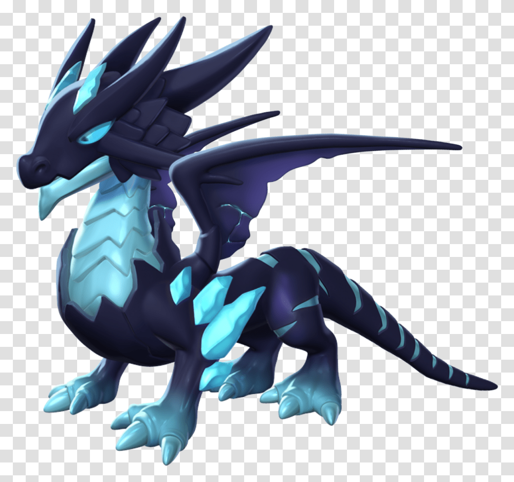 Dark Ice Dragon Dragon Dragon Mania Legends, Toy Transparent Png