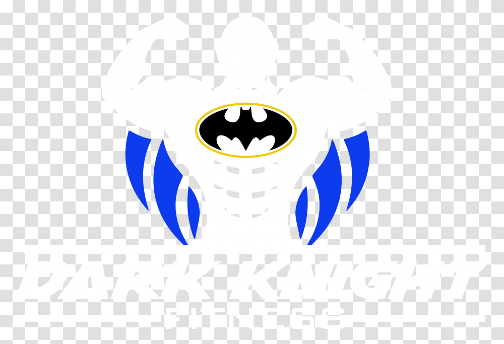 Dark Knight Fitness Batman, Logo, Trademark, Stencil Transparent Png