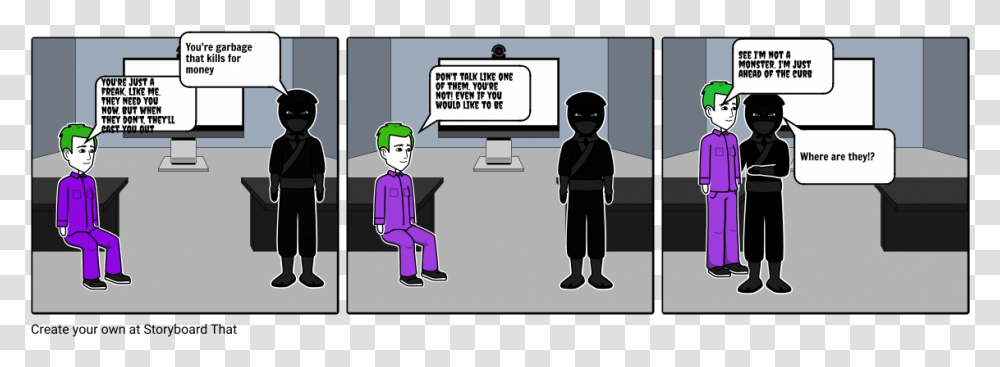 Dark Knight Interrogation Story Board, Person, Silhouette, Word, Standing Transparent Png