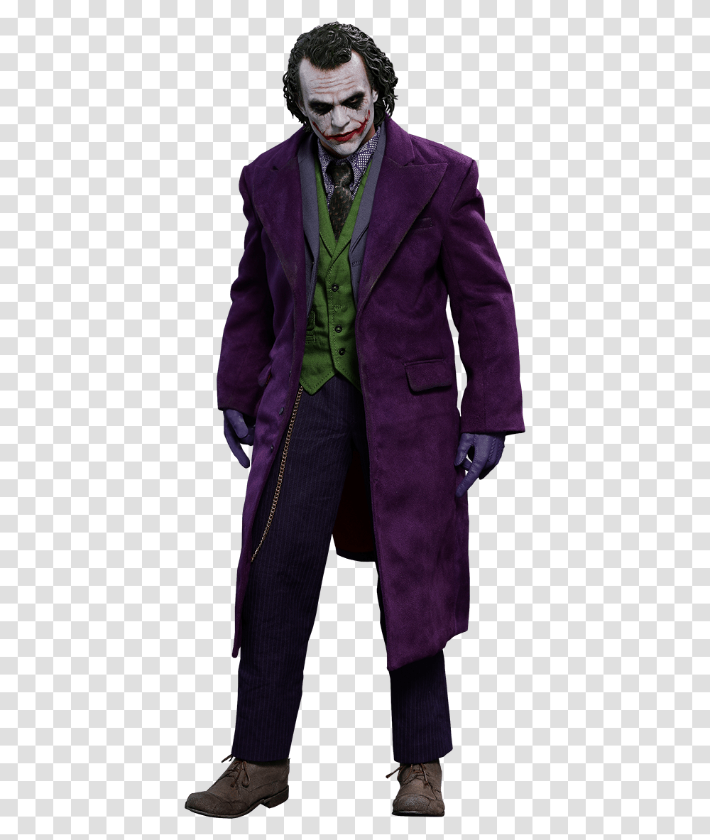 Dark Knight Joker, Overcoat, Suit, Shoe Transparent Png