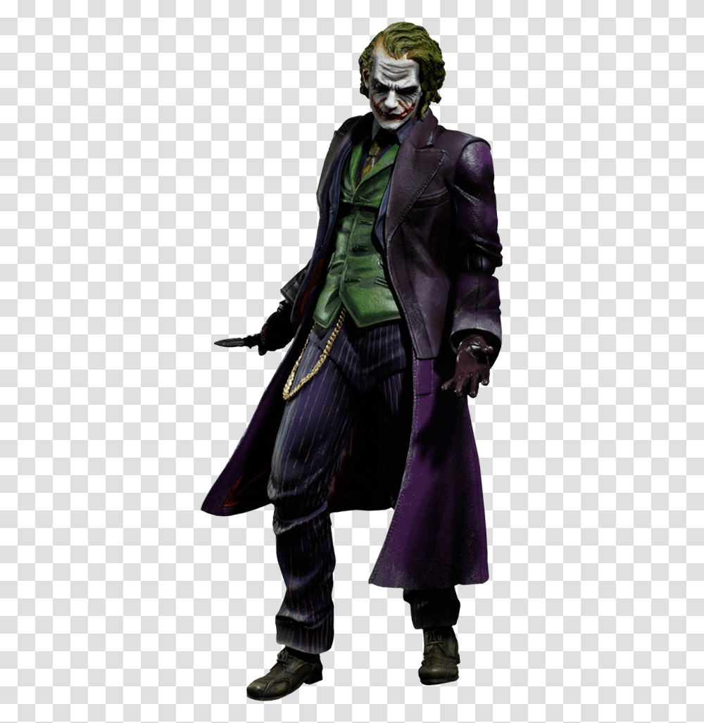 Dark Knight Joker, Person, Coat, Jacket Transparent Png