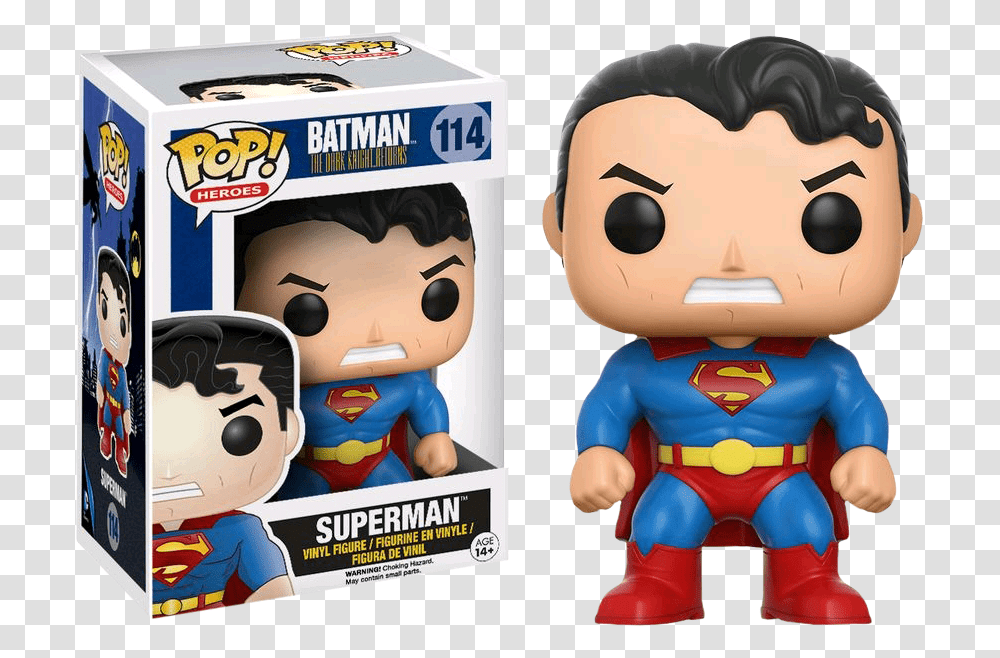 Dark Knight Returns Funko Pop, Toy, Person, Doll, People Transparent Png
