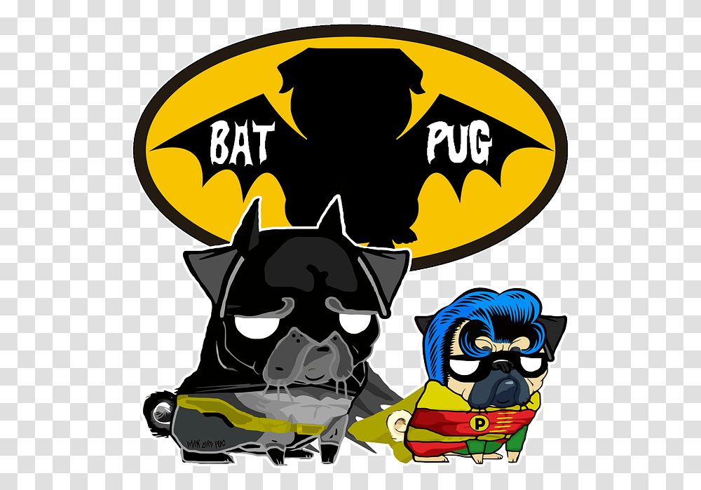 Dark Lord Pug Pbs Kids Go, Poster, Advertisement, Batman, Label Transparent Png