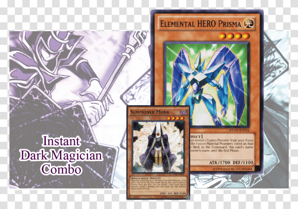 Dark Magician Deck Artboard 2 Zpsm Elemental Hero Prisma Yugioh Card, Poster, Advertisement, Book, Final Fantasy Transparent Png