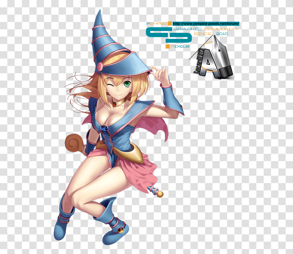 Dark Magician Girl Anime Otaku Figures, Comics, Book, Manga, Clothing Transparent Png