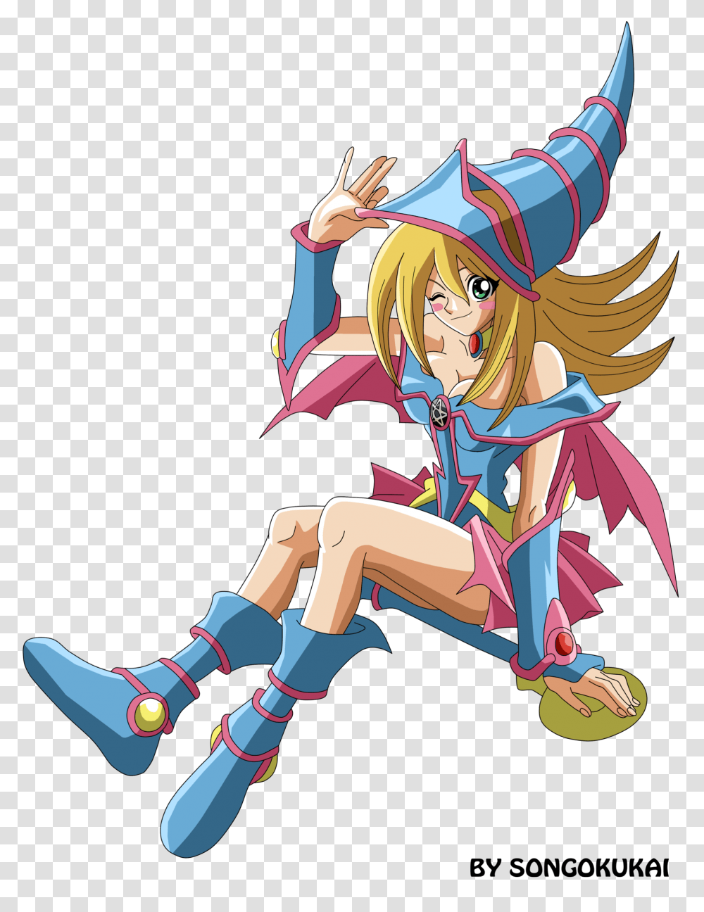 Dark Magician Girl, Manga, Comics, Book, Person Transparent Png