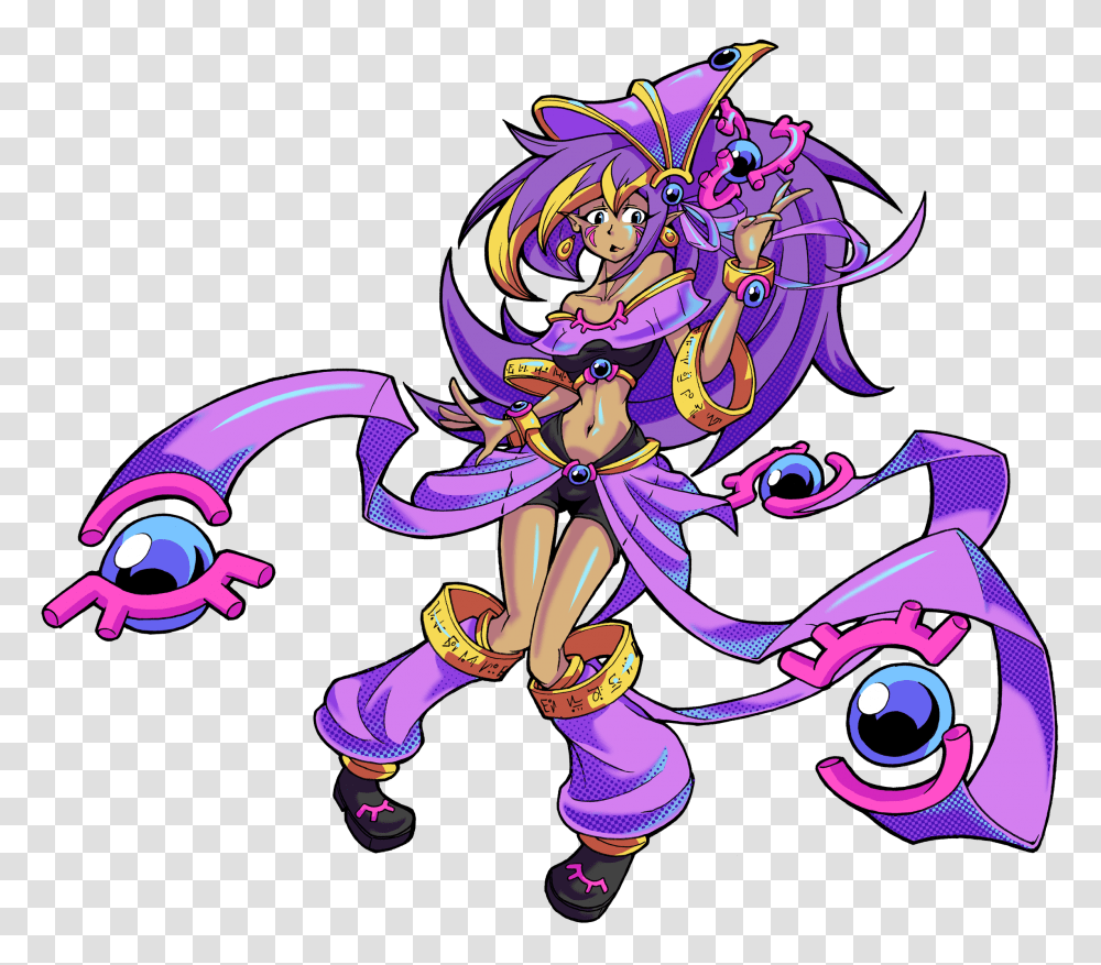 Dark Magician Girl Merry Nightmare And Shantae, Purple, Costume Transparent Png