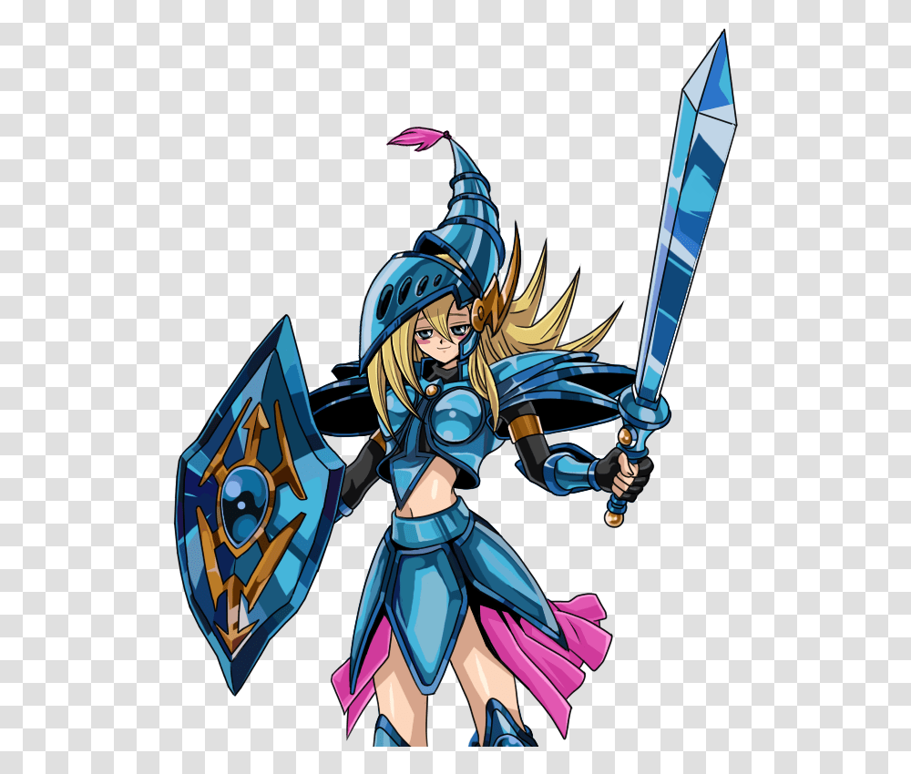 Dark Magician Girl The Dragon Knight, Duel, Person, Helmet, Weapon Transparent Png