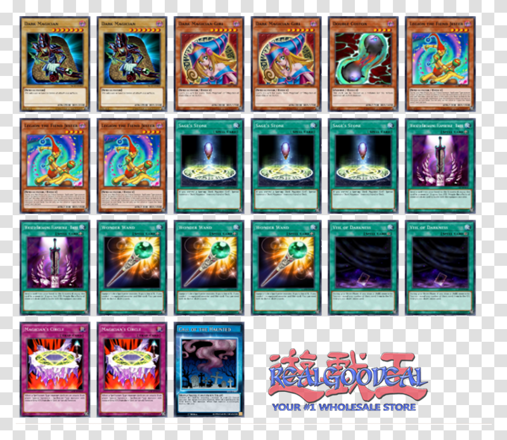 Dark Magician Speed Duel Deck, Collage, Poster, Advertisement, Game Transparent Png