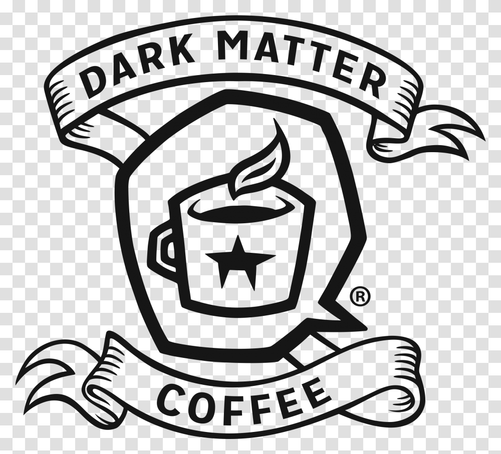 Dark Matter Coffee Logo, Label, Stencil Transparent Png