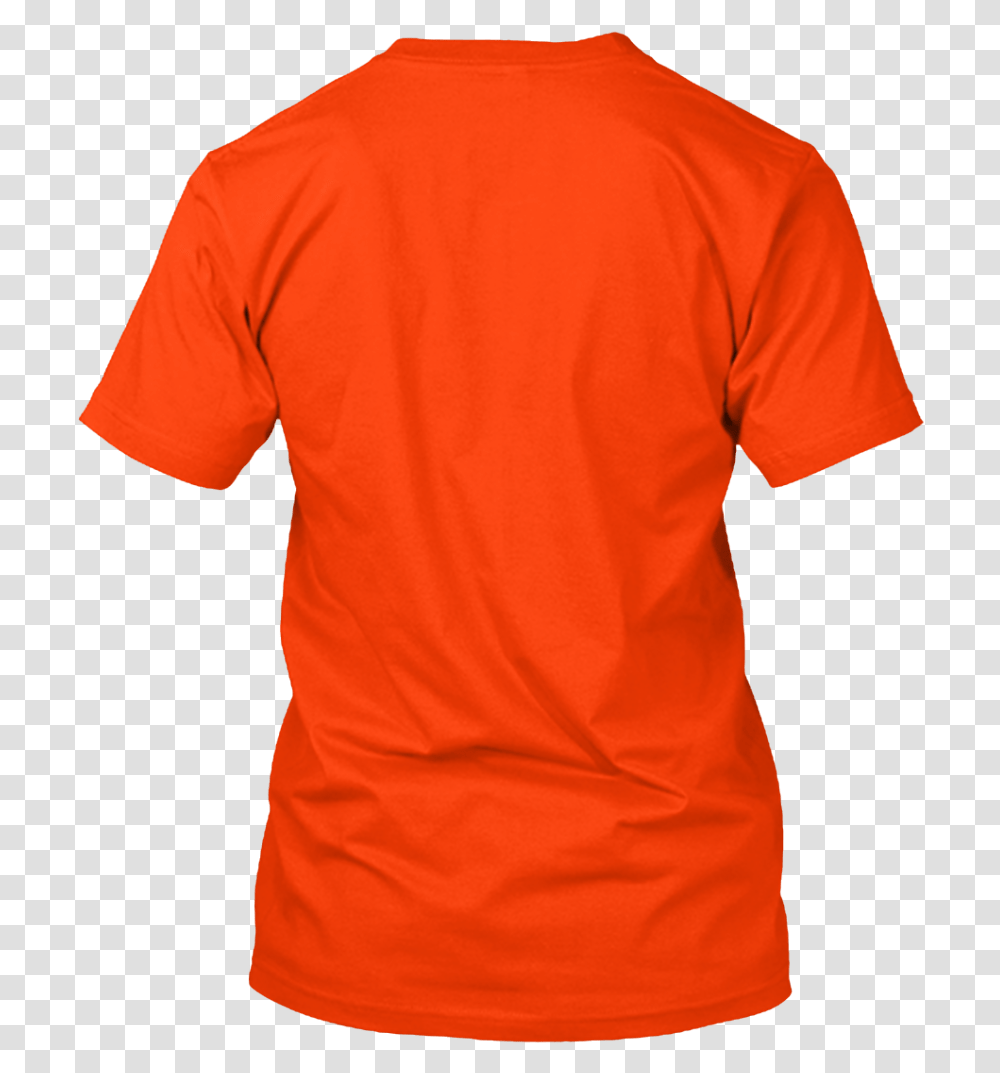 Dark Orange T Shirt Front And Back, Apparel, T-Shirt, Person Transparent Png