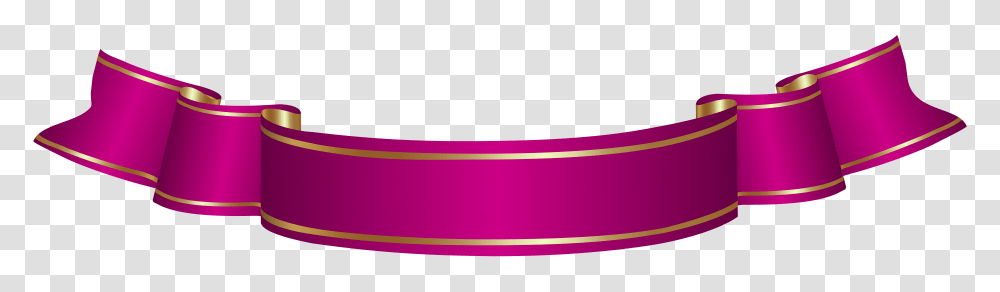 Dark Pink Banner Clip, Label, Bow, Sticker Transparent Png