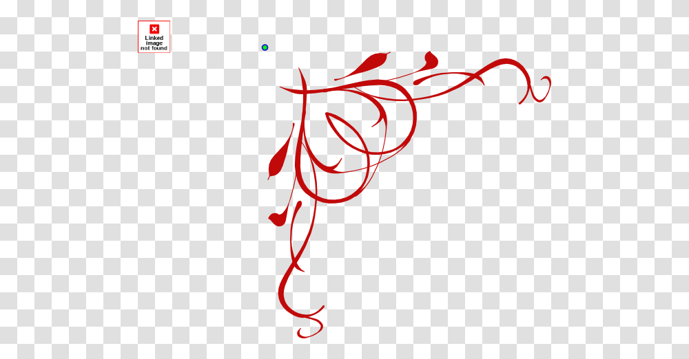 Dark Red Heart Scroll Border Clip Art, Floral Design, Pattern, Dynamite Transparent Png