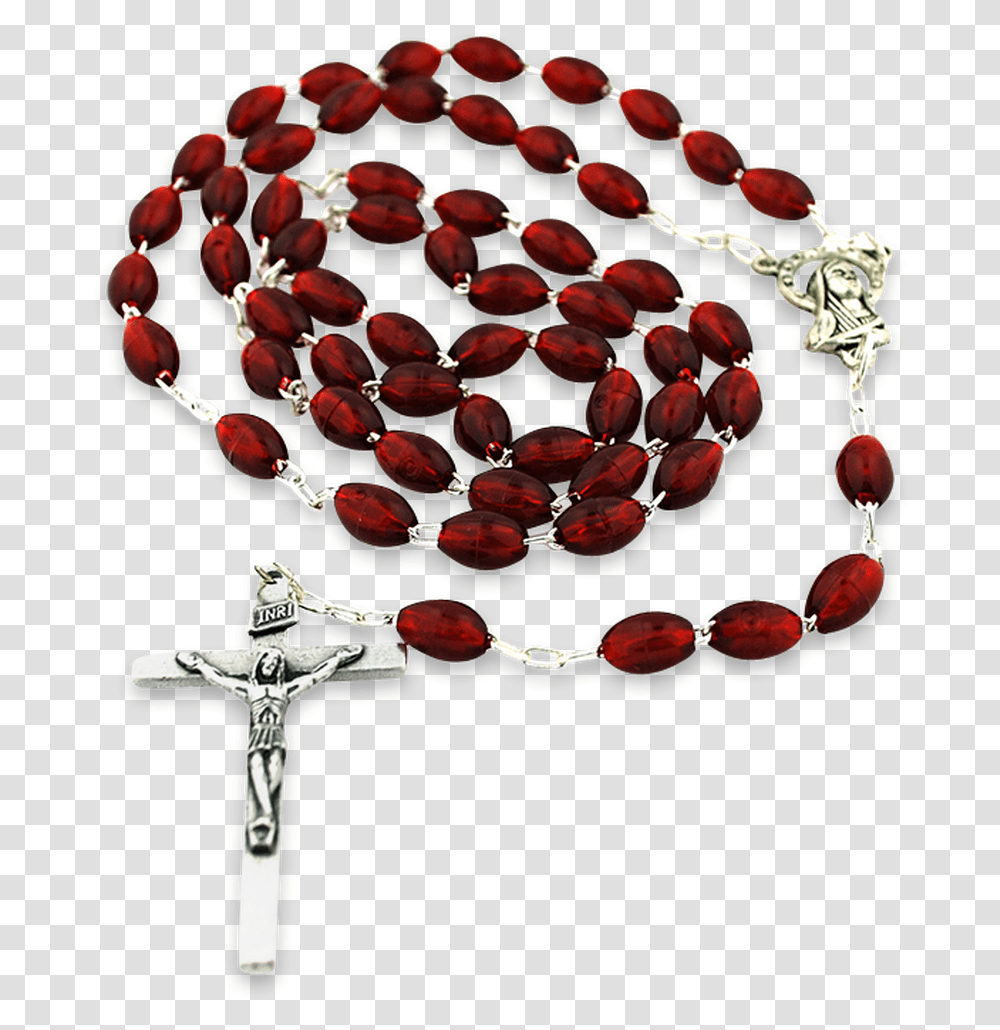 Dark Red Rosary Beads Rosary, Accessories, Accessory, Worship, Prayer Beads Transparent Png
