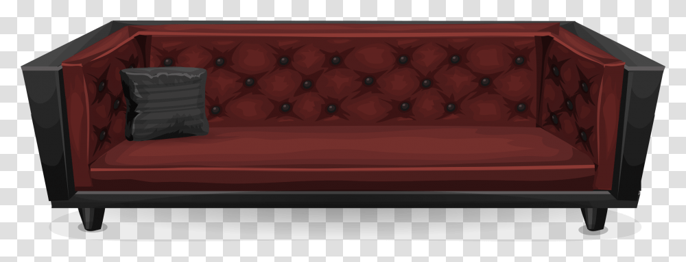 Dark Red Sofa From Glitch Clip Arts Dark Red Sofa, Crib, Furniture, Room, Indoors Transparent Png