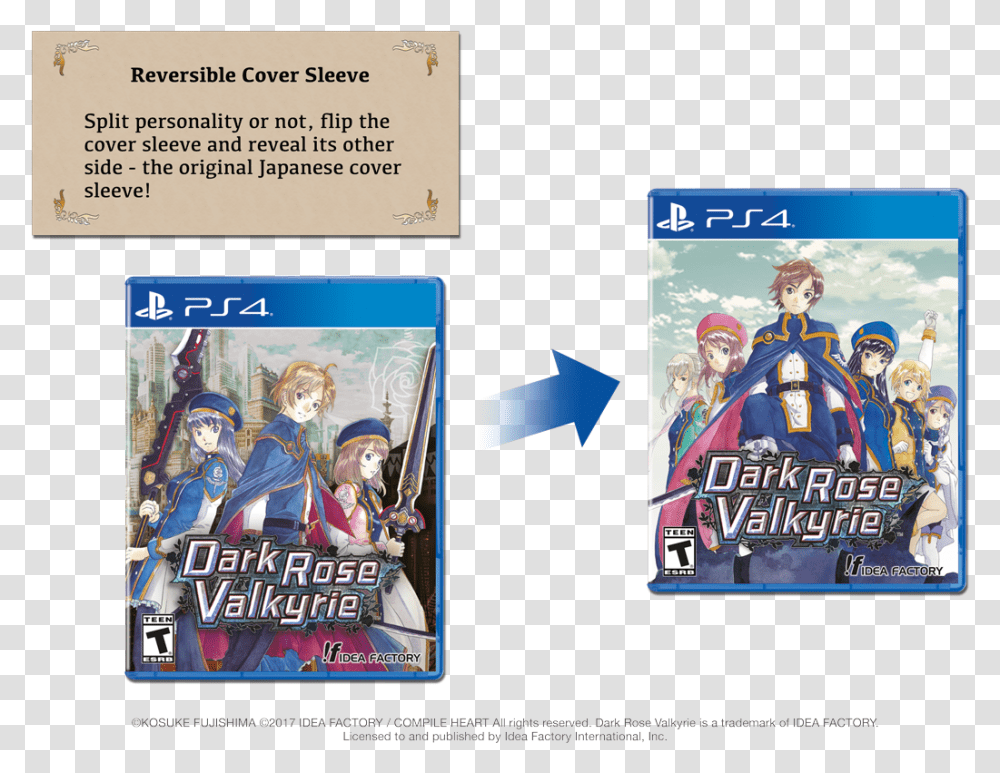Dark Rose Valkyrie Ps4 Pal, Person, Poster, Advertisement, Final Fantasy Transparent Png