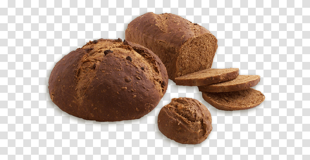 Dark Rye With Caramel Color And Golden Raisins Chocolate, Bread, Food, Bun, Bread Loaf Transparent Png