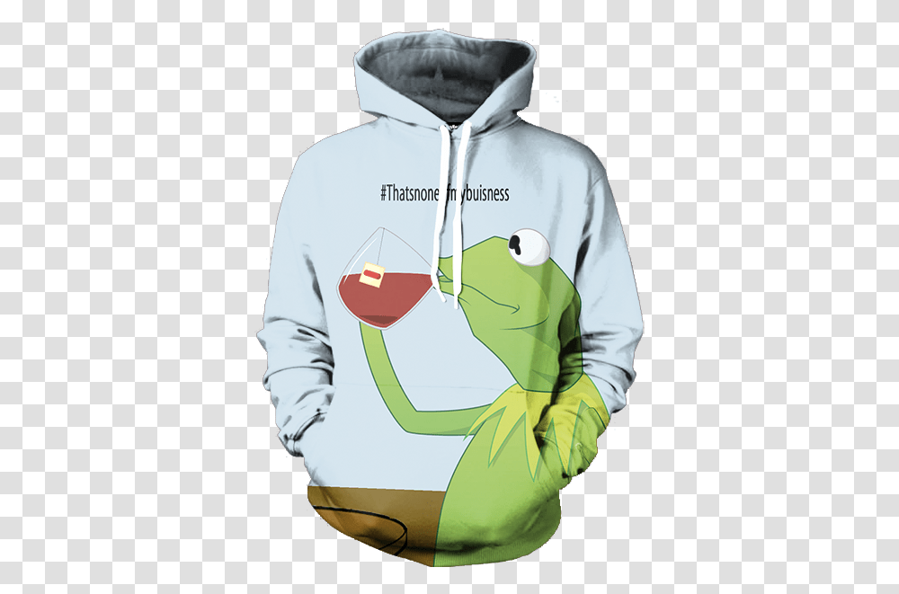 Dark Side Kermit Hoodie, Apparel, Sweatshirt, Sweater Transparent Png