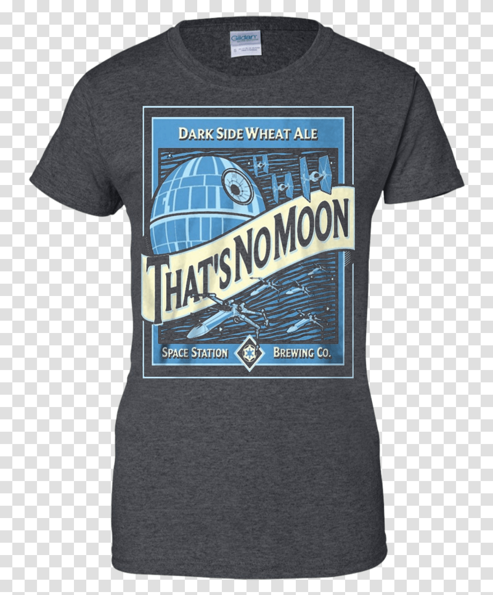 Dark Side Wheat Ale That's No Moon, Apparel, T-Shirt, Sleeve Transparent Png