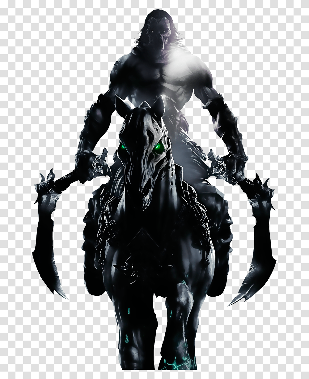 Dark Siders 2 Playing This Right Now Darksiders Death, Person, Human, Horse, Mammal Transparent Png
