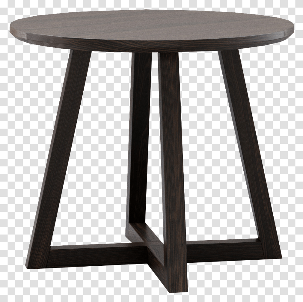Dark Solid Timber Round Dining Table With Straight Outdoor Table, Furniture, Bar Stool, Tabletop, Rug Transparent Png