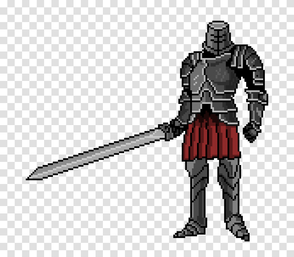 Dark Souls Black Iron Knight Pixel Art Maker, Samurai, Construction Crane Transparent Png