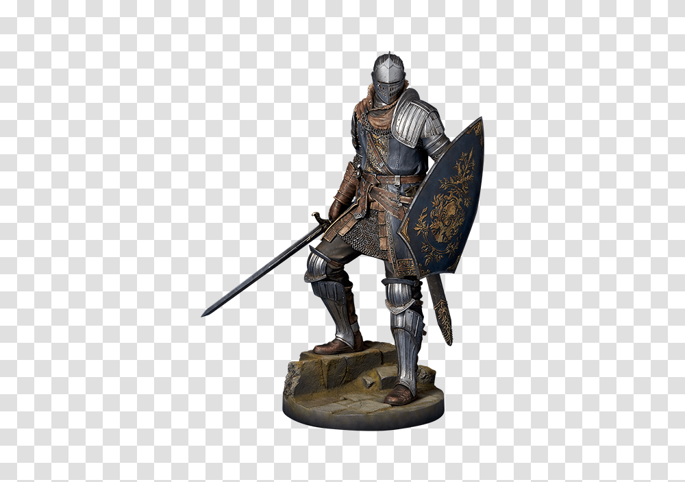 Dark Souls Oscar Knight Of Astora Scale Statue, Person, Human, Helmet Transparent Png