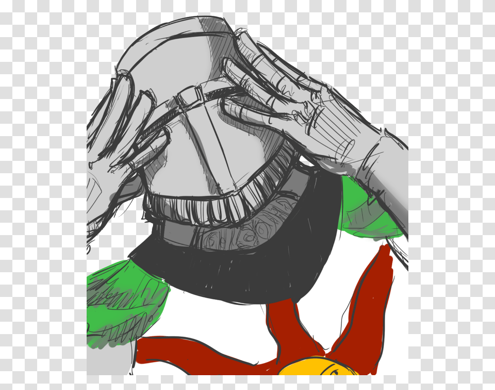 Dark Souls Sweating, Helmet, Drawing, Horse Transparent Png