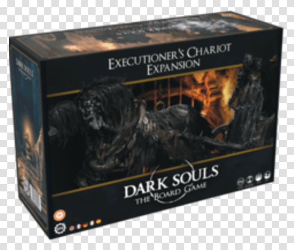 Dark Souls Tbg Executioner's Chariot Dark Souls The Board Game Chariot Expansion, Text, Fire, Canine, Mammal Transparent Png